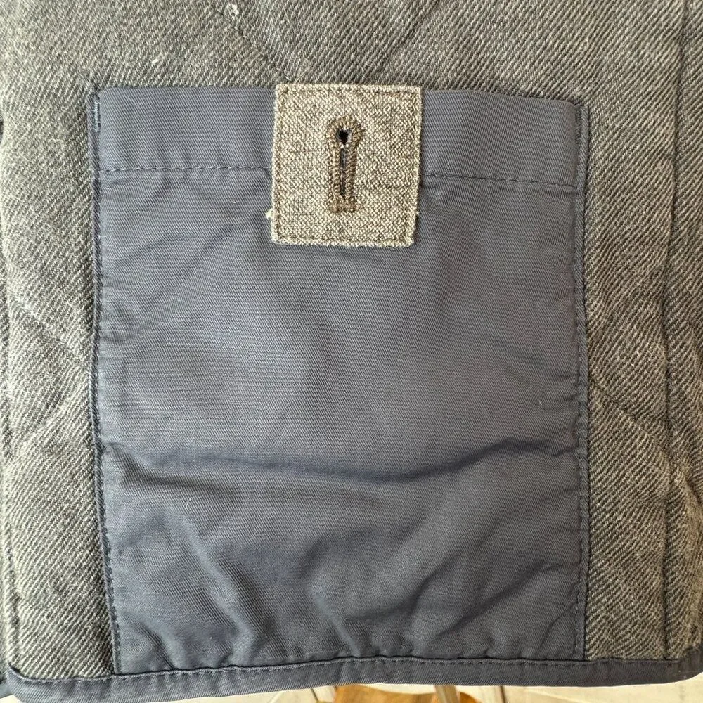 J. Crew Men's Sussex Quilted Vest Navy Blue Size S